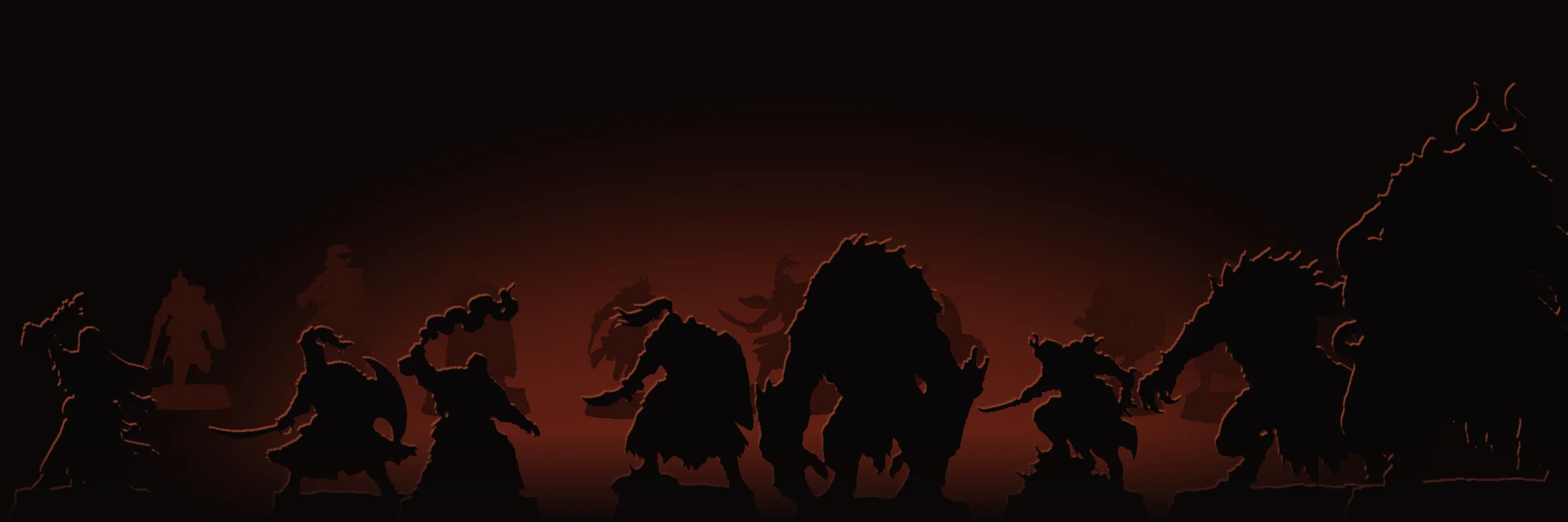 Silhouettes of the Brass Caliphate, not yet revealed